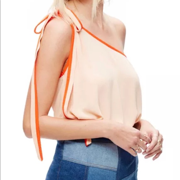 Free People Tops - Free People You’re The One Off Shoulder Top Peach